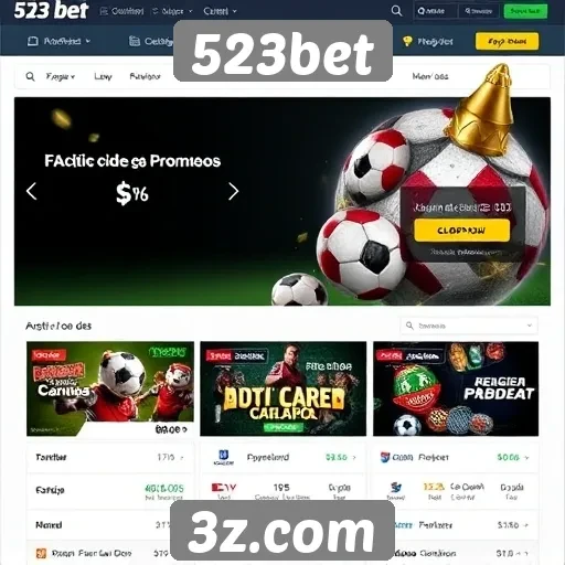 Promoções destacadas no site 523bet