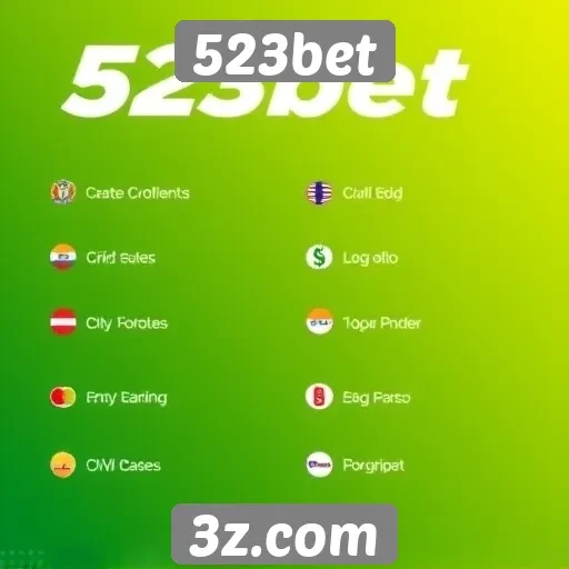 Opções de pagamento disponíveis no 523bet